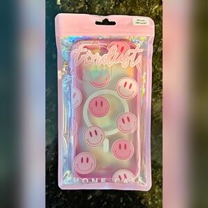 Stardust by Allie Pink Smileys iPhone 16 Pro Max case